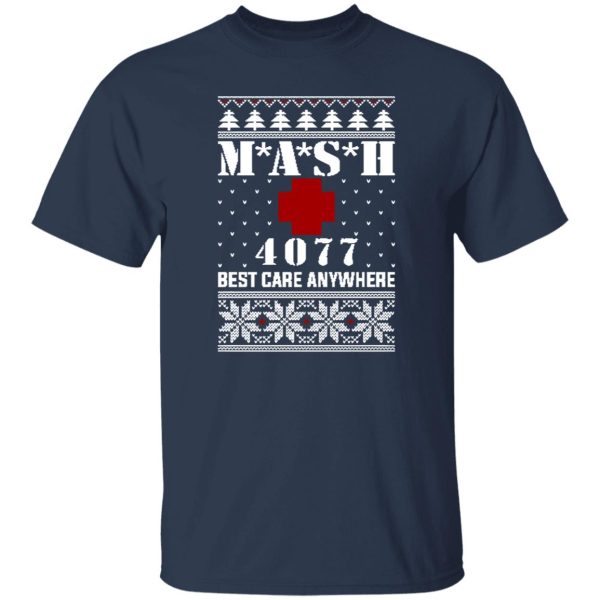 MASH 4077 Best Care Anywhere Ugly Christmas Shirt