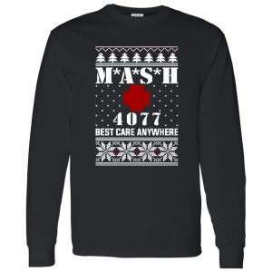 MASH 4077 Best Care Anywhere Ugly Christmas Shirt