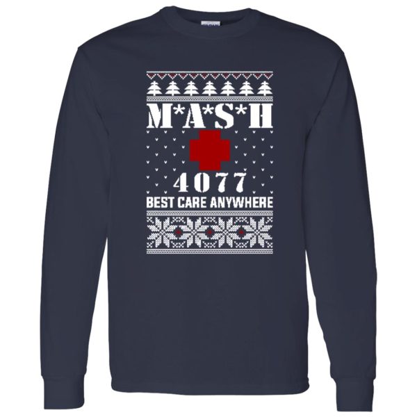 MASH 4077 Best Care Anywhere Ugly Christmas Shirt