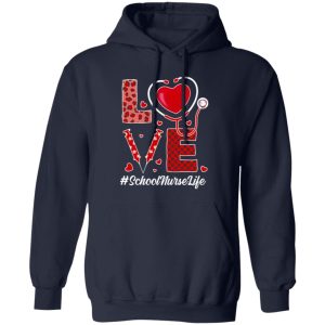 Love School Nurse Life Leopard Shirt