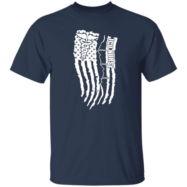 Icu Nurse American Flag Shirt