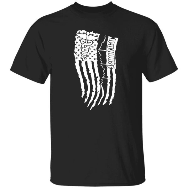 Icu Nurse American Flag Shirt