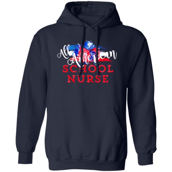 All American School Nurse Patriotic Shirt