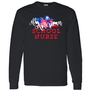 All American School Nurse Patriotic Shirt