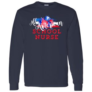 All American School Nurse Patriotic Shirt