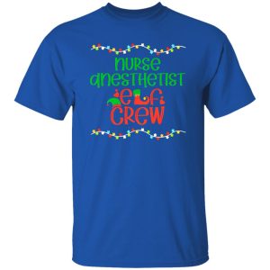 Nurse Anesthetist Elf Crew for Christmas Shirt