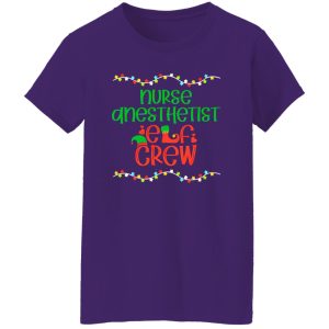 Nurse Anesthetist Elf Crew for Christmas Shirt