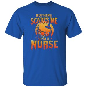 Nothing Scares Me I’m A Nurse Halloween Witch Shirt