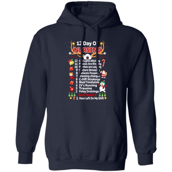 12 Days Of Nursing – Funny Christmas Nurse Shirt