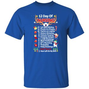 12 Days Of Nursing – Funny Christmas Nurse Shirt