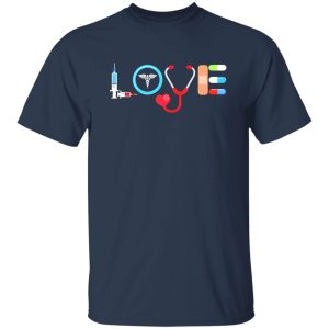 Love Stethoscope Heart Medical Supplies for Nurses and Doctors Shirt