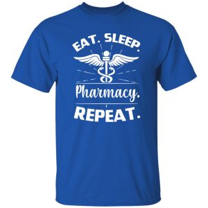 Nurse Logo Eat Sleep Pharmacy Repeat Shirt