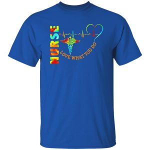 Nurse Love What You Do Caduceus Symbol Of Hermes Heartbeat Shirt