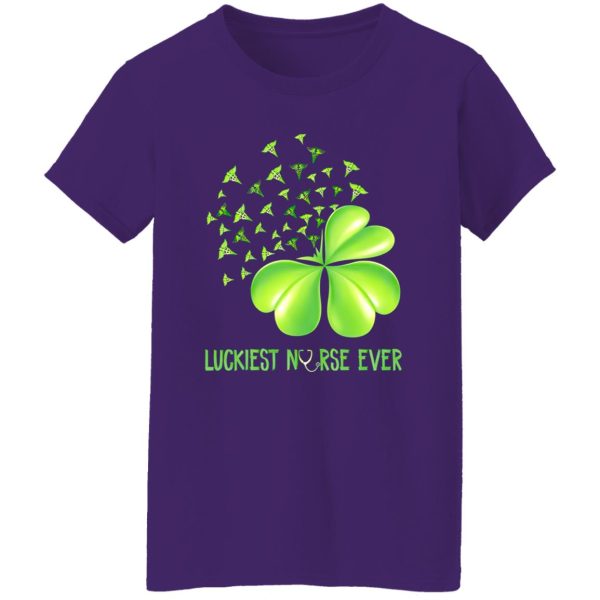 Luckiest Nurse Ever Shamrock CNA Spreading Shirt