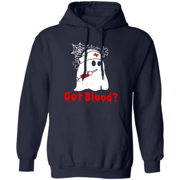 Nurse Boo Got Blood Halloween Shirt