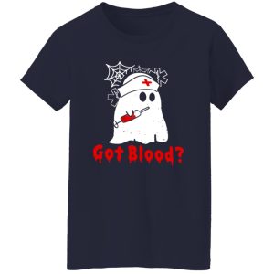 Nurse Boo Got Blood Halloween Shirt