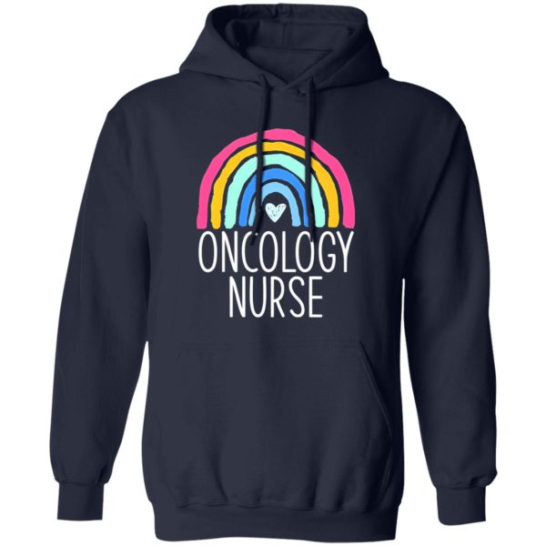 Rainbow Heart Oncology Nurse Shirt