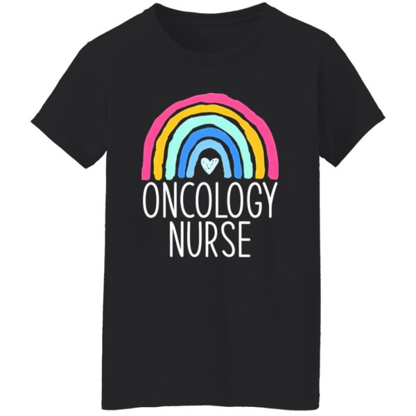 Rainbow Heart Oncology Nurse Shirt