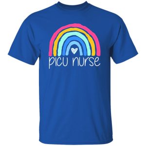 Picu Nurse The Pediatric Intensive Care Unit Nurse Rainbow Heart New Version Shirt