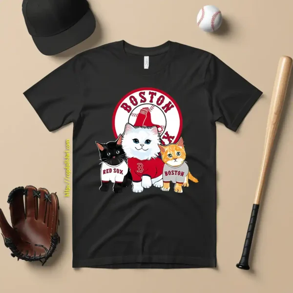 Adorable Cats Boston Red Sox Shirt