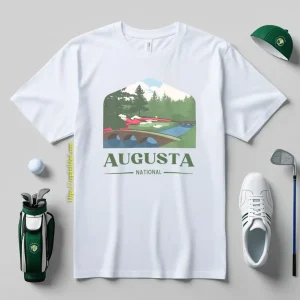 Augusta National 12th Hole Golf Art Shirt