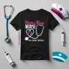 Baby Feet Stethoscope Heart Shirt, Mother Baby Nurse Help Support Encourage Shirt