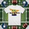 Baby Yoda Holding Baltimore Ravens Shirt