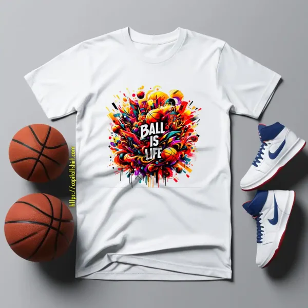 Ball Is Life Graffiti Shirt