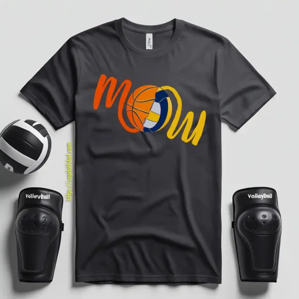 Basketball And Volleyball Mom Shirt