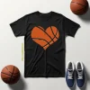 Basketball Ball Heart Sport For Basketball Lover Shirt