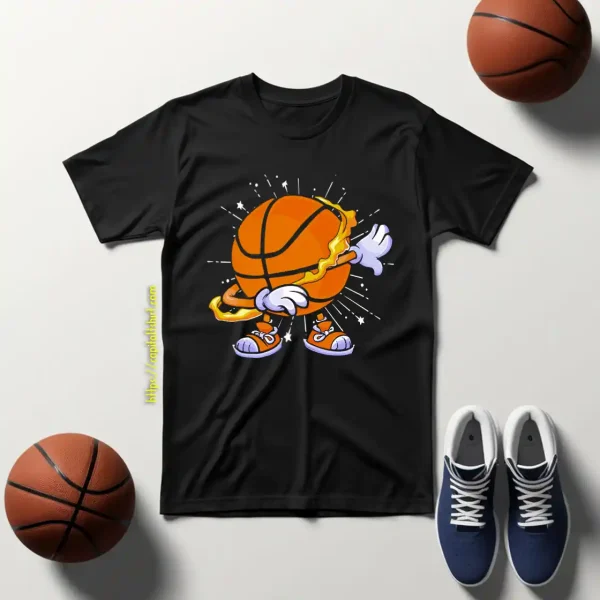 Basketball Dab Dance In The Space Gift For Holiday Shirt