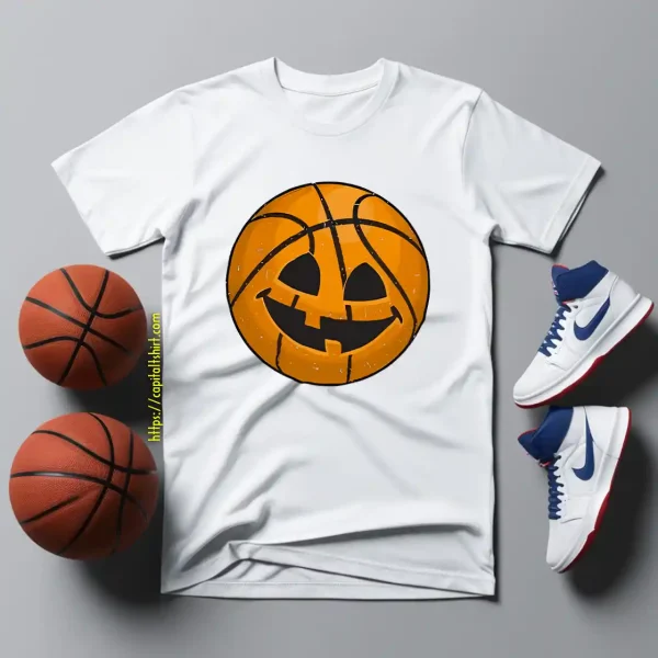 Basketball Halloween Shirt, Basketball Ball Shirt