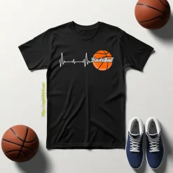Basketball Heartbeat Sports For Basketball Lover Shirt