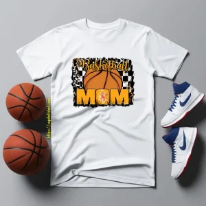 Basketball Mom Shirt, Basketball Mom Leopard Shirt