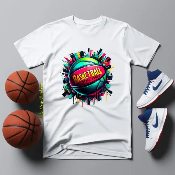 Basketball Never Stops Shirt