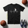 Basketball Player Heartbeat Gift For Basketball Lover Shirt