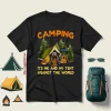 Bear Camping It’s Me And My Tent Against The World Shirt