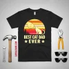 Best Cat Dad Ever Father’s Day Vintage Shirt