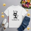 Black Cat It's Fine I'm Fine Everything Is Fine Shirt