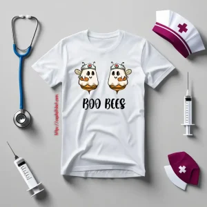 Boo Bees Nurses Halloween Shirt