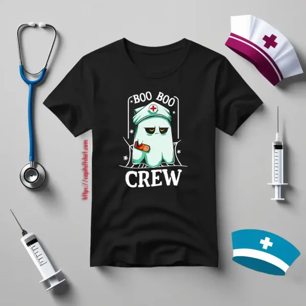 Boo Boo Nurse Crew Halloween Shirt