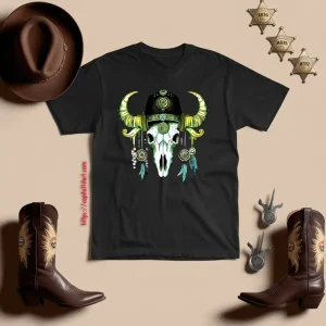 Buffalo Skull Wild West Shirt