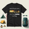 Camping Car Heartbeat And Dog Paw Just A Simple Woman Who Loves Shirt