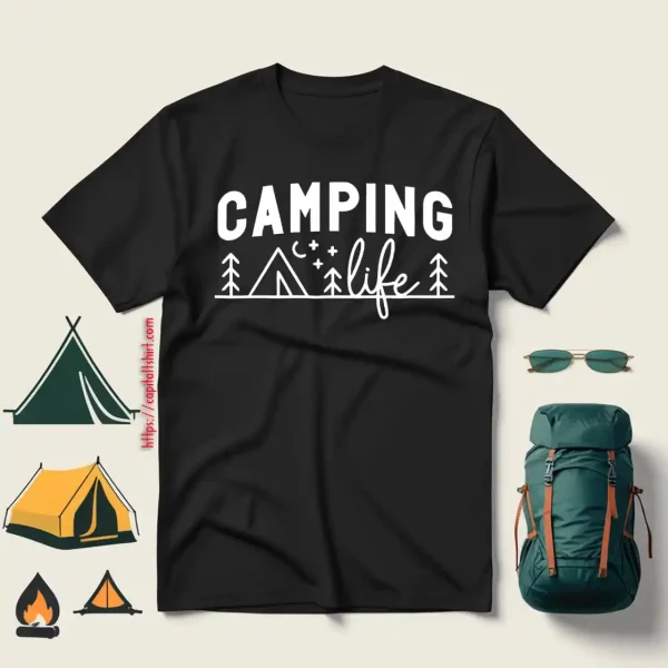 Camping Lover Shirt, Camping Life Shirt