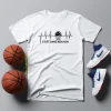 C’est Dans Mon ADN Basketball Heartbeat Shirt