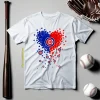 Chicago Cubs Baseball Heart Shirt