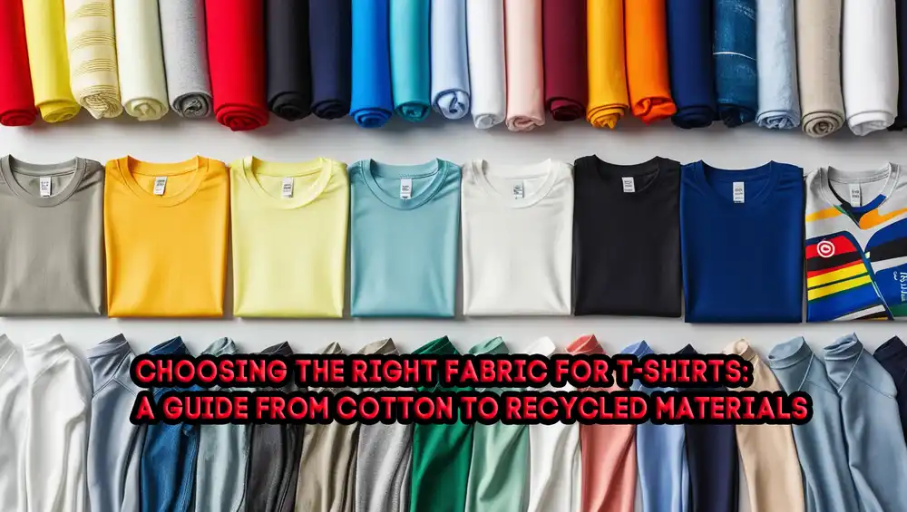 Choosing the Right Fabric for T-Shirts A Guide from Cotton to Recycled Materials