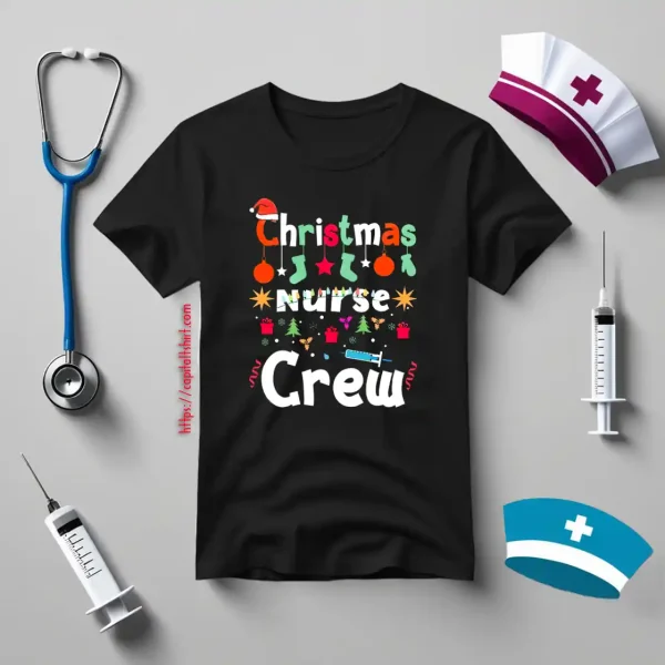 Christmas Nurse Crew Shirt