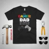 Cool Colorful 'GAMER' DAD Father's Day Shirt