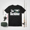 Cool Fishing Shirt, The Dockfather Funny Boating Fishing Boat Dad Captain Boater Shirt